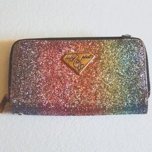 BABY PHAT MUITICOLORED GLITTER WALLET WITH STRAP SEE PICS FOR DETAILS